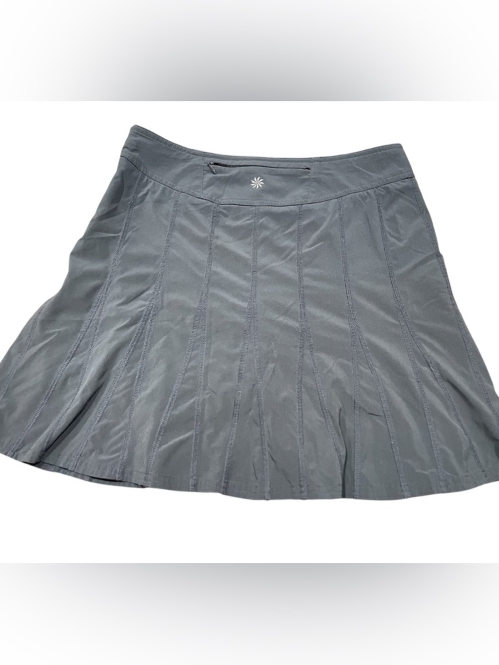 Athleta Wear About Skort With Zipper Pocket Athletic Women’s Sz 6 gray